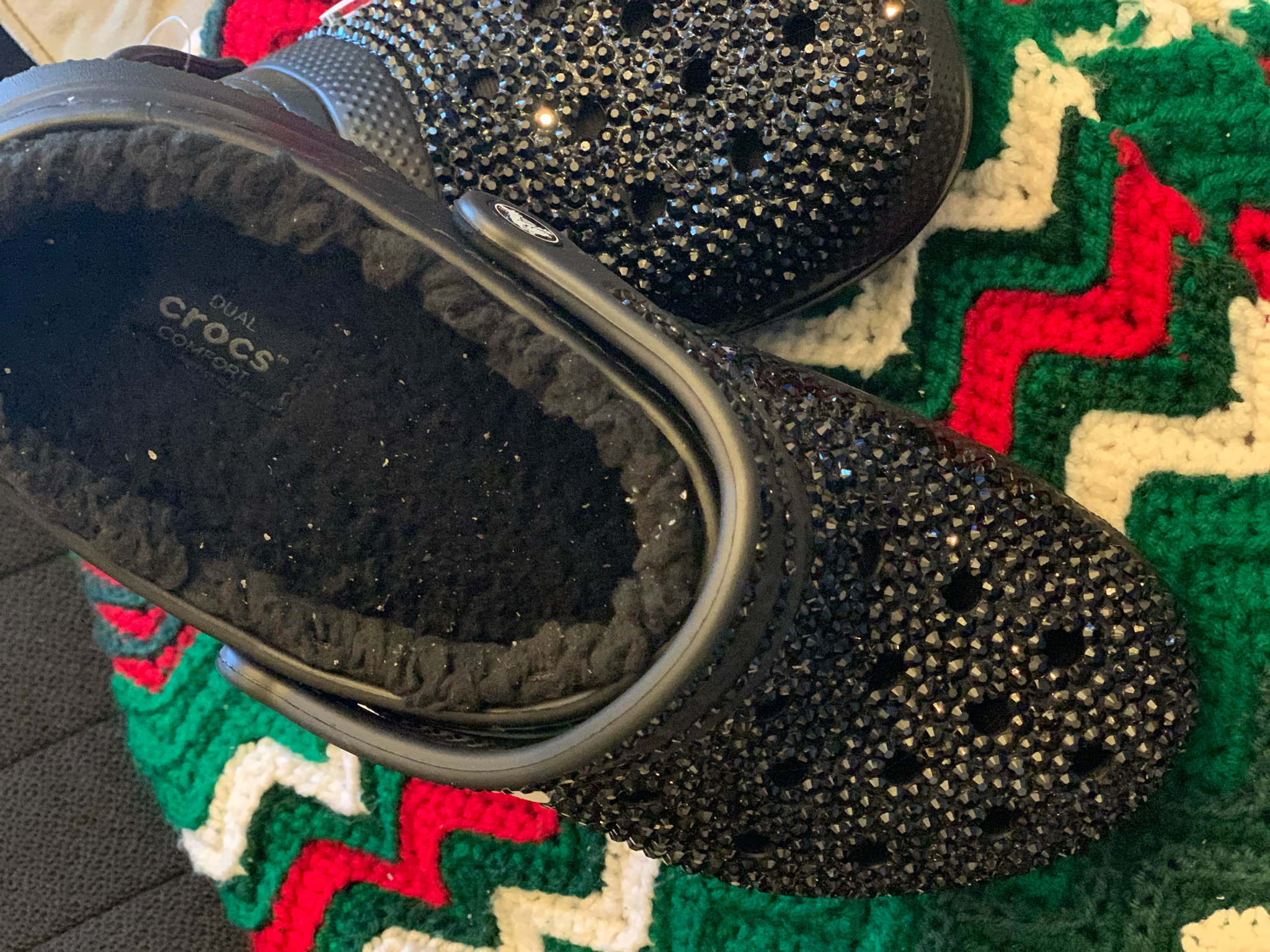 Personalized Blinged Out Crocs – Bling Booze and Baby Shoes